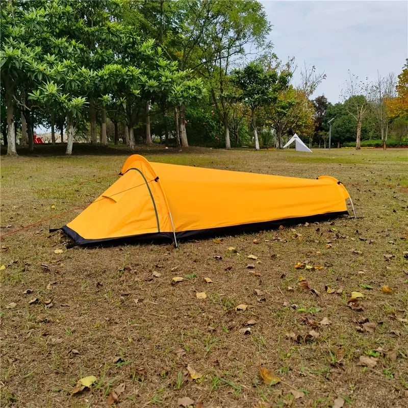 Tente imperméable compacte - Tente d'aventure ultralégère pour 1 personne