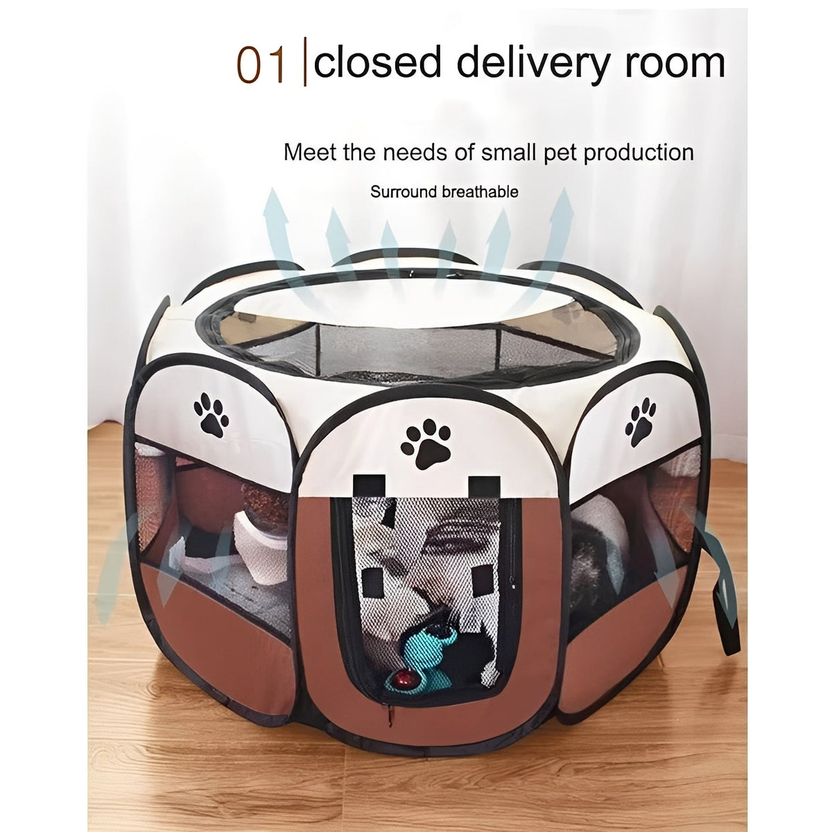 Tente pour animaux de compagnie pour chats et petits chiens, pour l'intérieur et l'extérieur