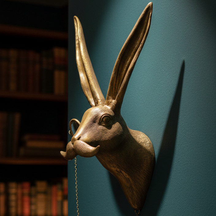 Tête de cerf à monter au mur