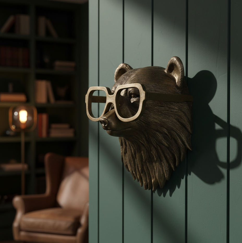 Tête de cerf à monter au mur