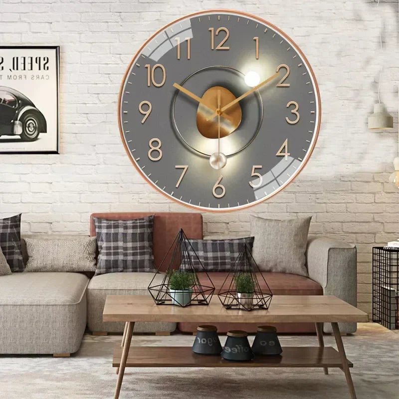 TICKLESS – Silent wall clock with minimalist dial and elegant finish