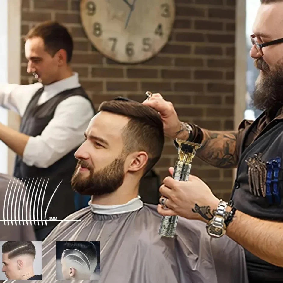 Tondeuse à cheveux sans fil pour homme style vintage