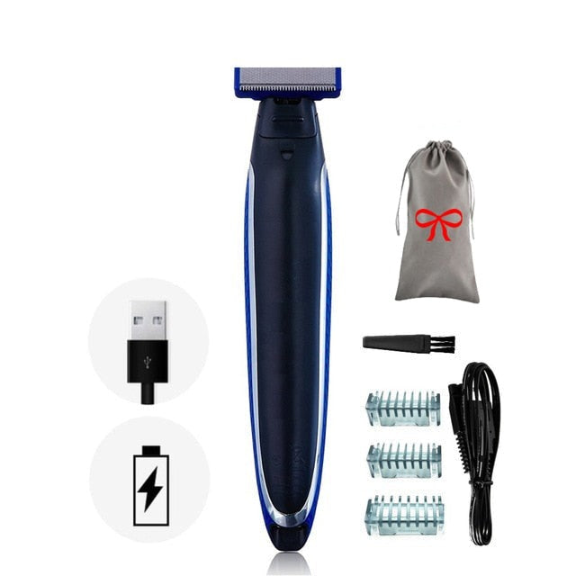 Tondeuse de précision rechargeable 1 en 1 soins et rasage