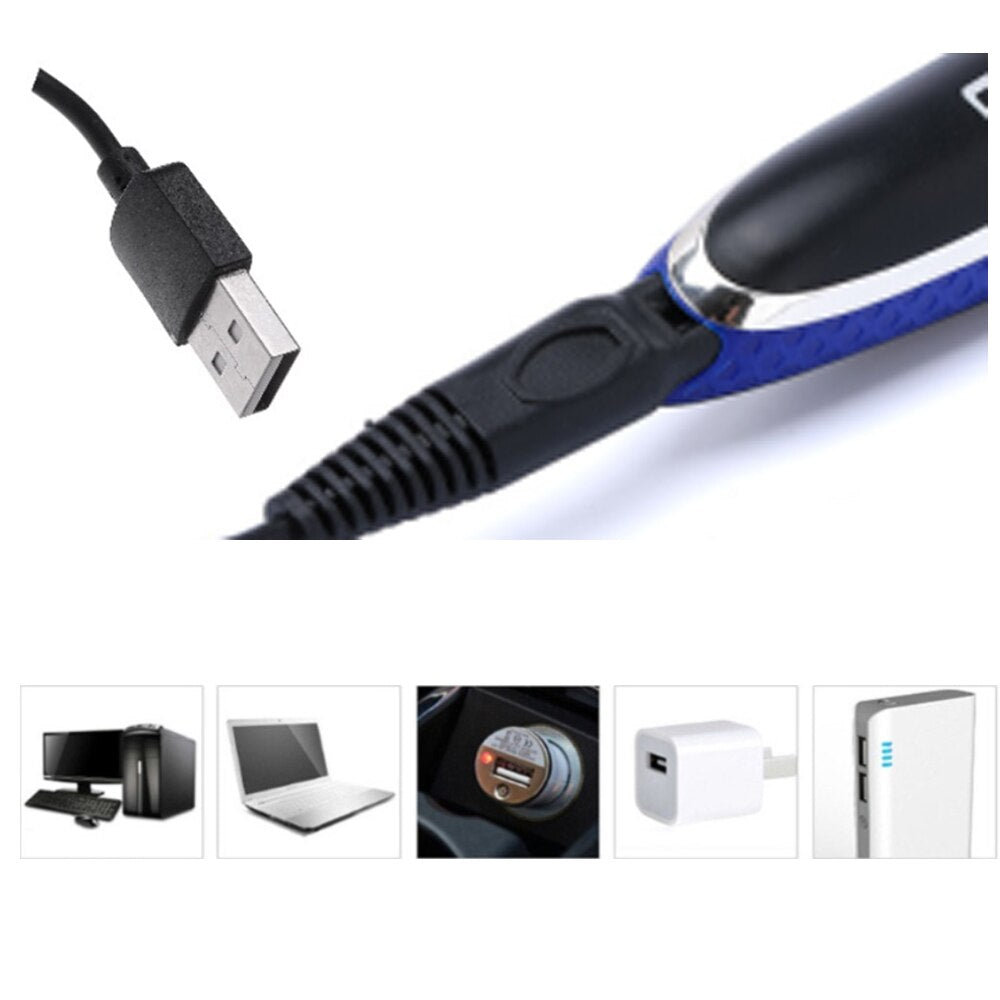 Tondeuse de précision rechargeable 1 en 1 soins et rasage