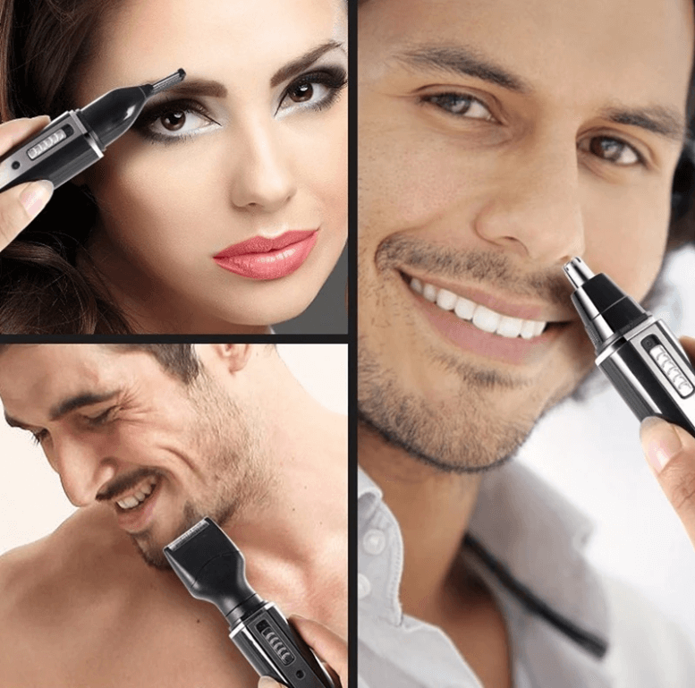 Tondeuse électrique rechargeable cheveux et barbe 4 en 1