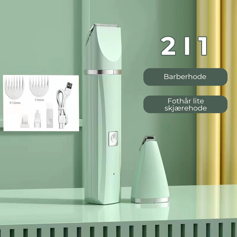 Tondeuse pour animaux 4-en-1 - Silencieuse et efficace
