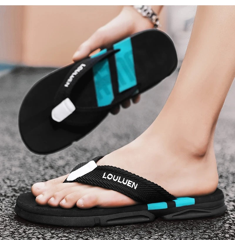 Tongs de plage antidérapantes pour homme