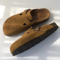Sandale Boston en cuir unisexe haut de gamme pour l'automne