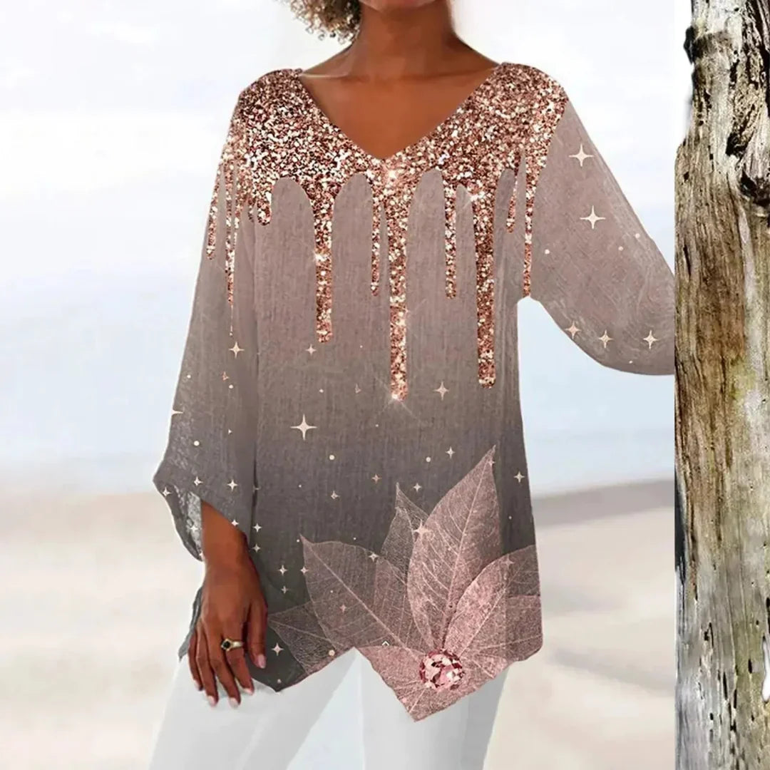 Top vintage élégant pour femme