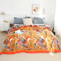 Plaid en coton Toucan
