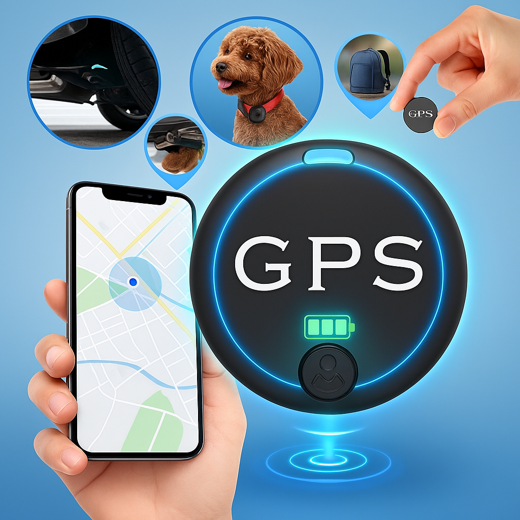 Traceur GPS magnétique pour voitures et animaux de compagnie