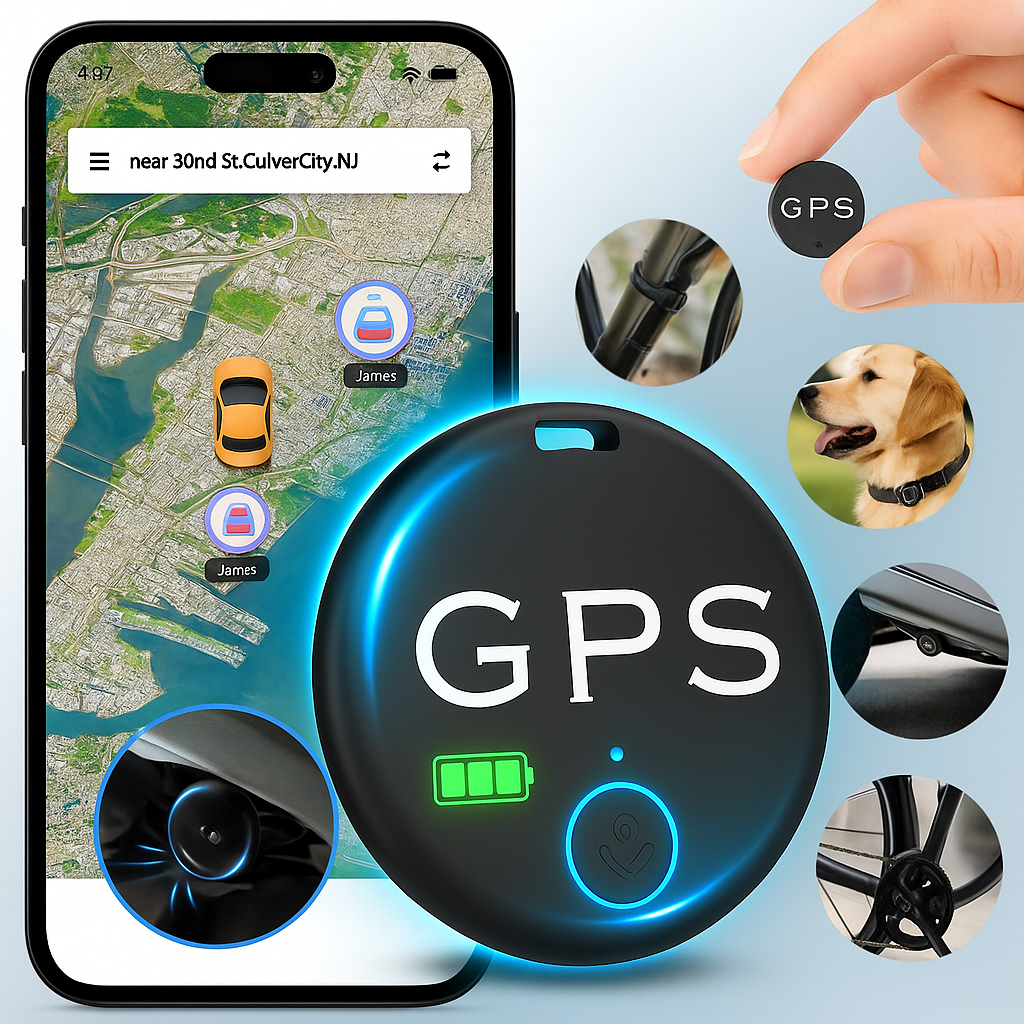 Traceur GPS magnétique pour voitures et animaux de compagnie