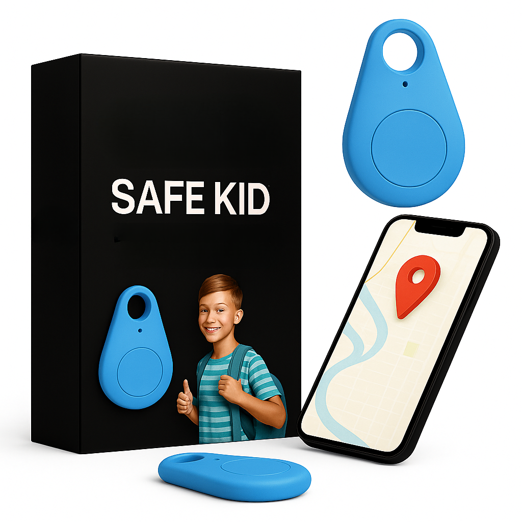Traqueur GPS sécurisé pour enfants: localisation en direct et alarme SOS