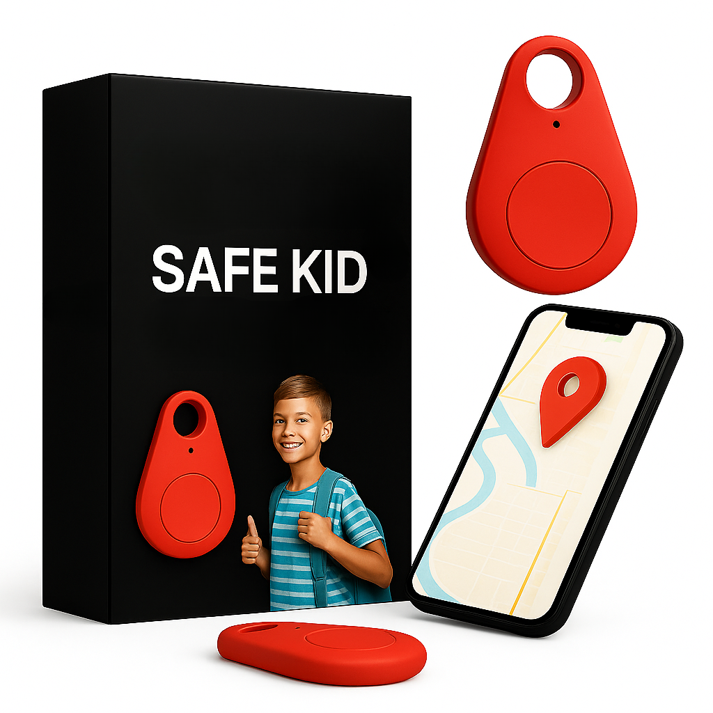 Traqueur GPS sécurisé pour enfants: localisation en direct et alarme SOS