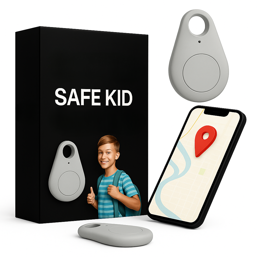 Traqueur GPS sécurisé pour enfants: localisation en direct et alarme SOS