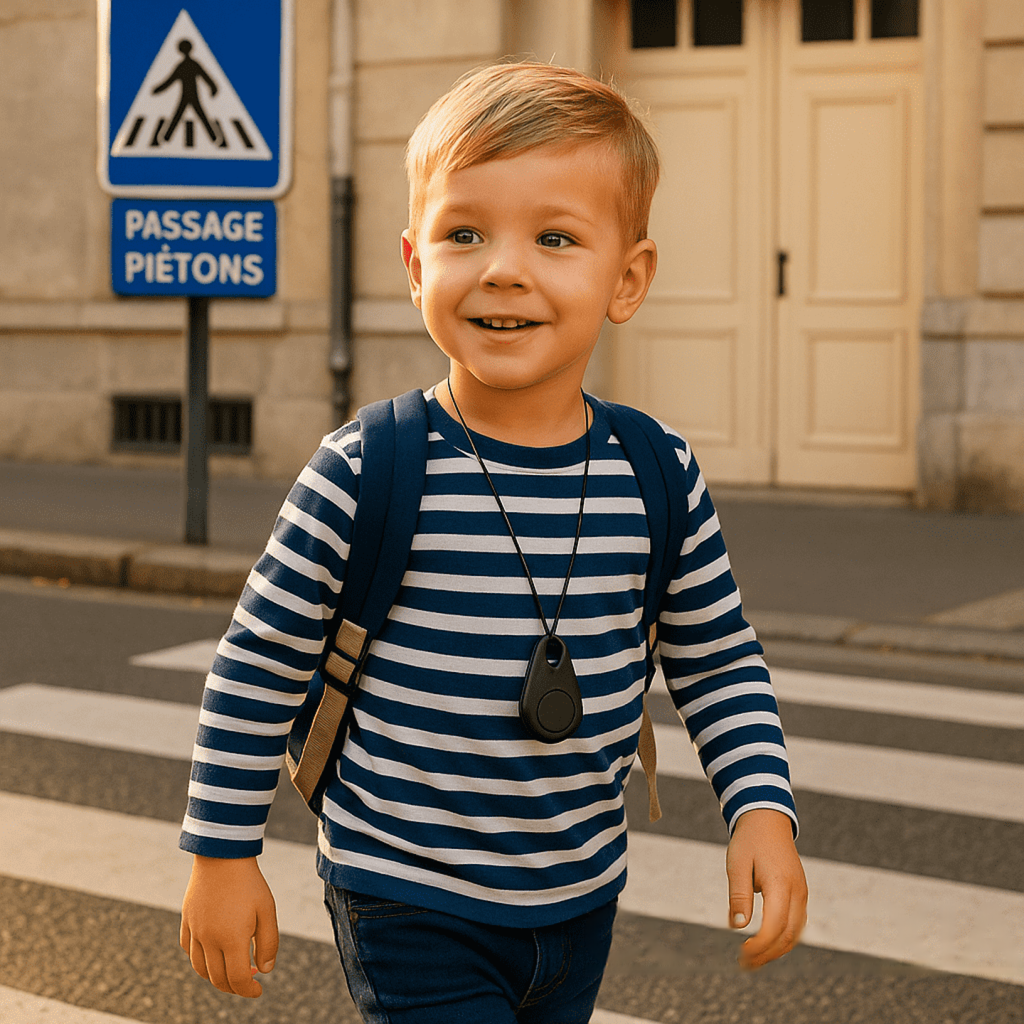 Traqueur GPS sécurisé pour enfants: localisation en direct et alarme SOS