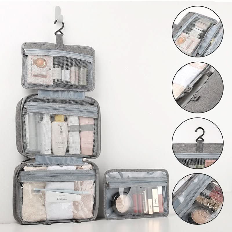 TRAVELTID – Compact Cosmetic Organizer with 4 Compartments