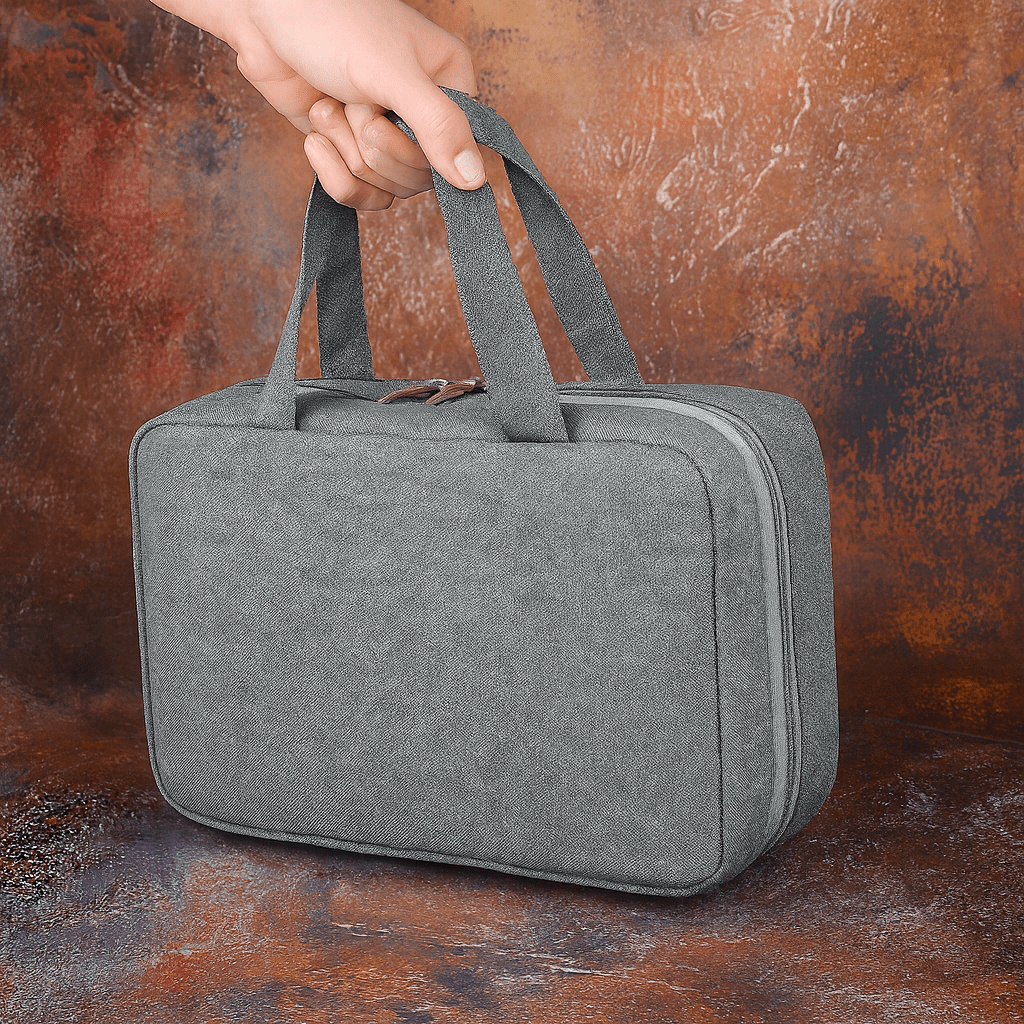 TRAVELTID – Compact Cosmetic Organizer with 4 Compartments