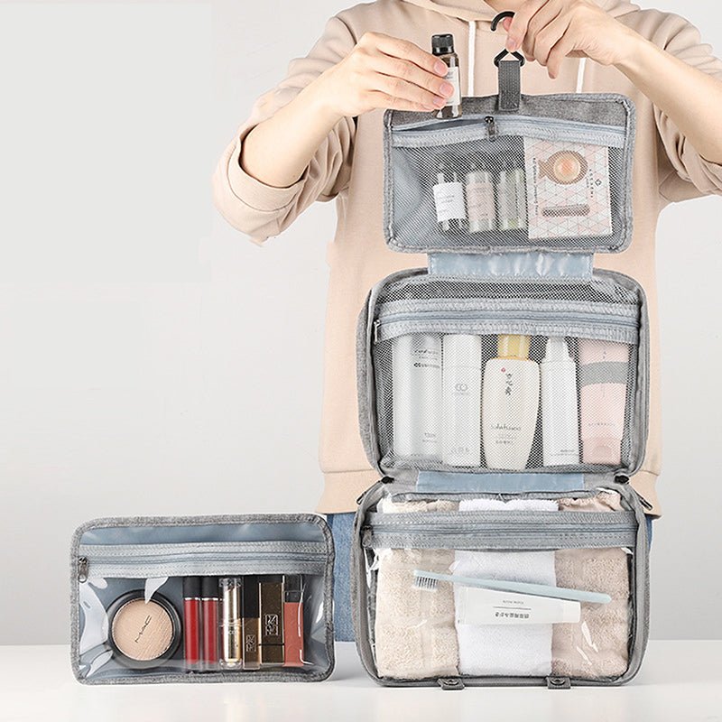 TRAVELTID – Compact Cosmetic Organizer with 4 Compartments