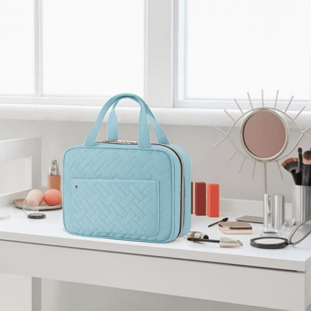 TRAVELTID – Compact Cosmetic Organizer with 4 Compartments
