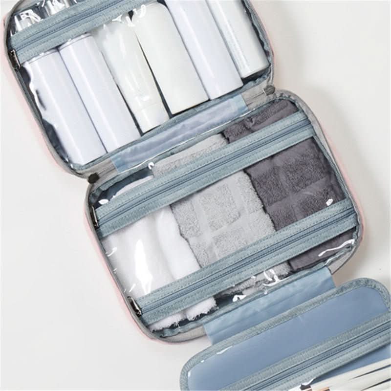 TRAVELTID – Compact Cosmetic Organizer with 4 Compartments