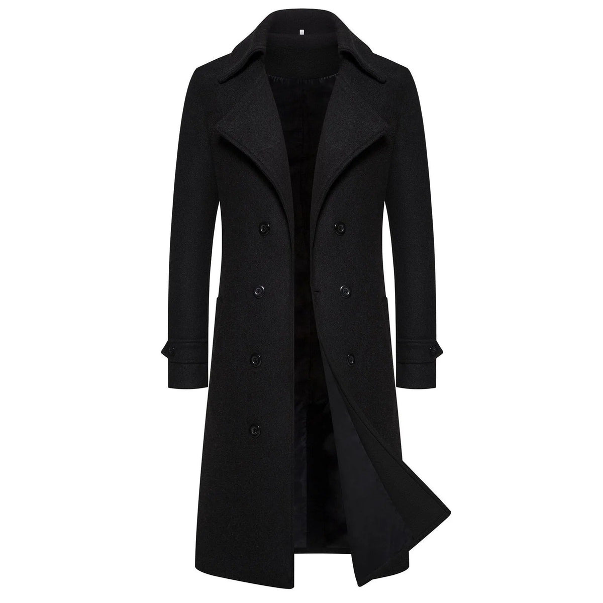 Trench-coat coupe ajustée coupe-vent pour homme