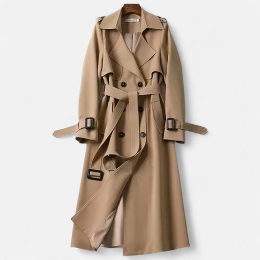 Trench-coat vintage pour femme à la coupe moderne et iconique