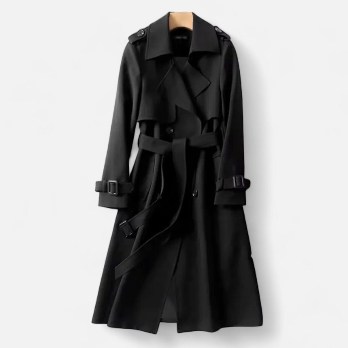 Trench-coat vintage pour femme à la coupe moderne et iconique