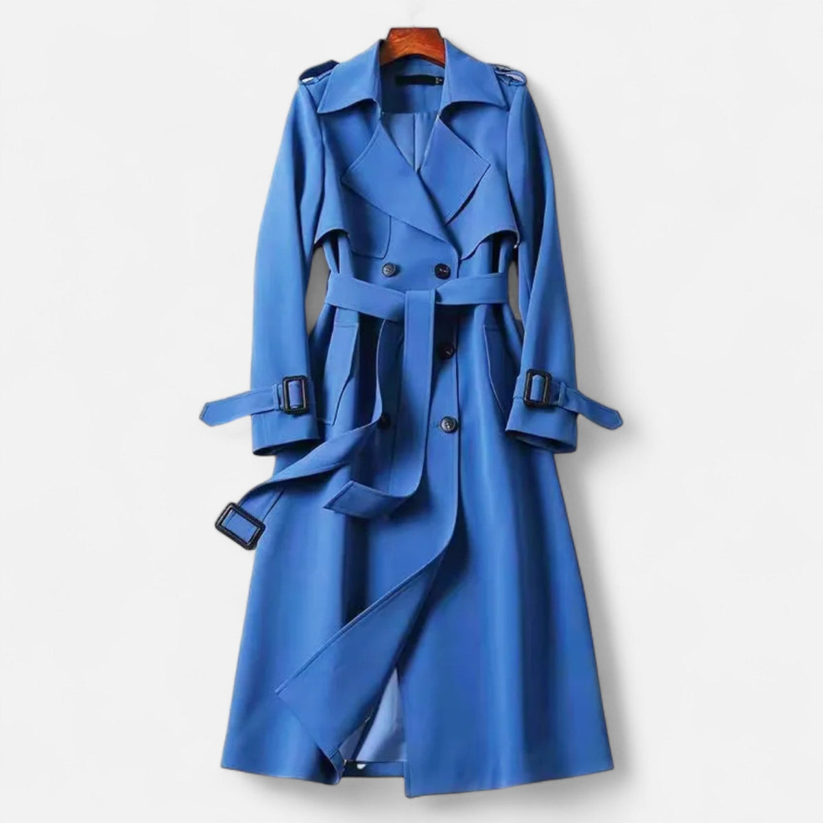 Trench-coat vintage pour femme à la coupe moderne et iconique
