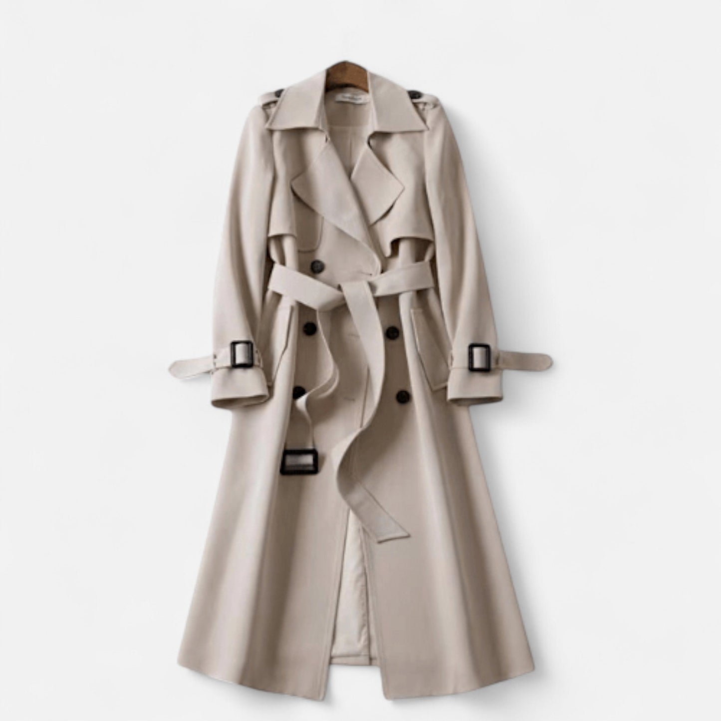 Trench-coat vintage pour femme à la coupe moderne et iconique
