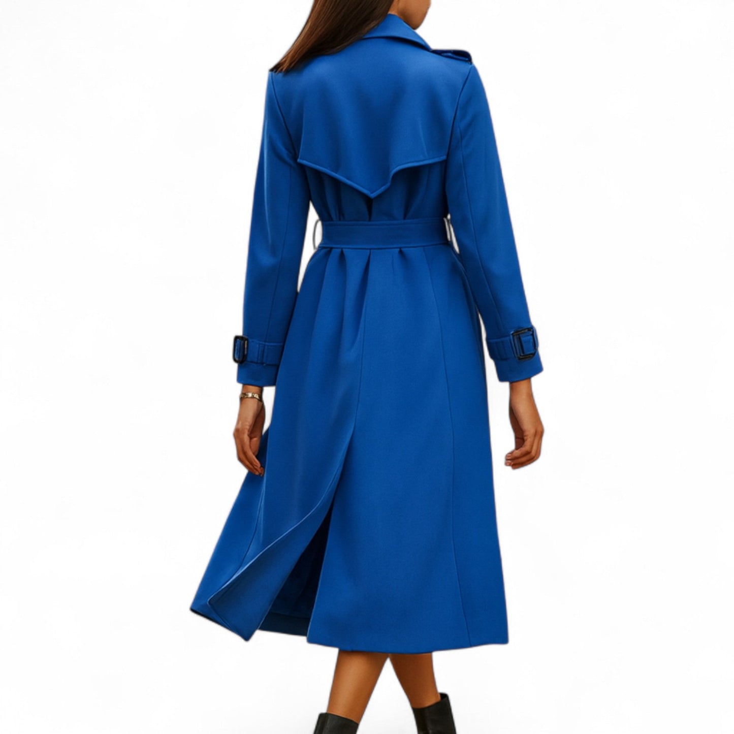 Trench-coat vintage pour femme à la coupe moderne et iconique