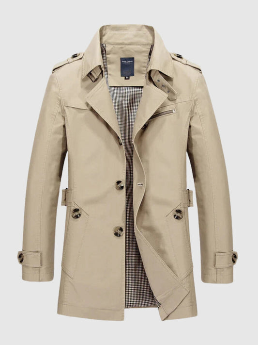 Trench croisé pour homme