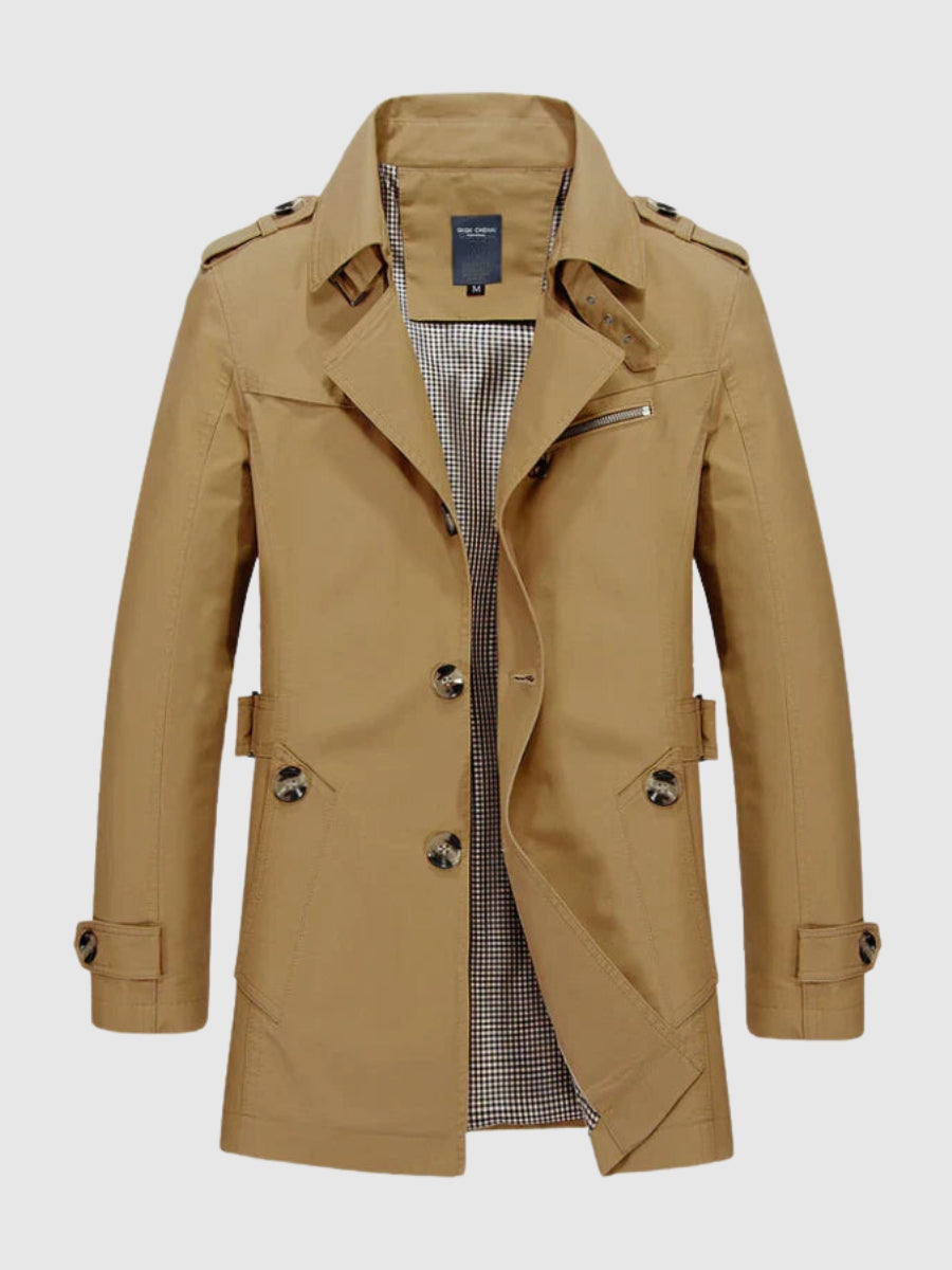 Trench croisé pour homme