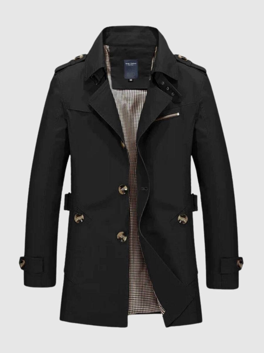 Trench croisé pour homme