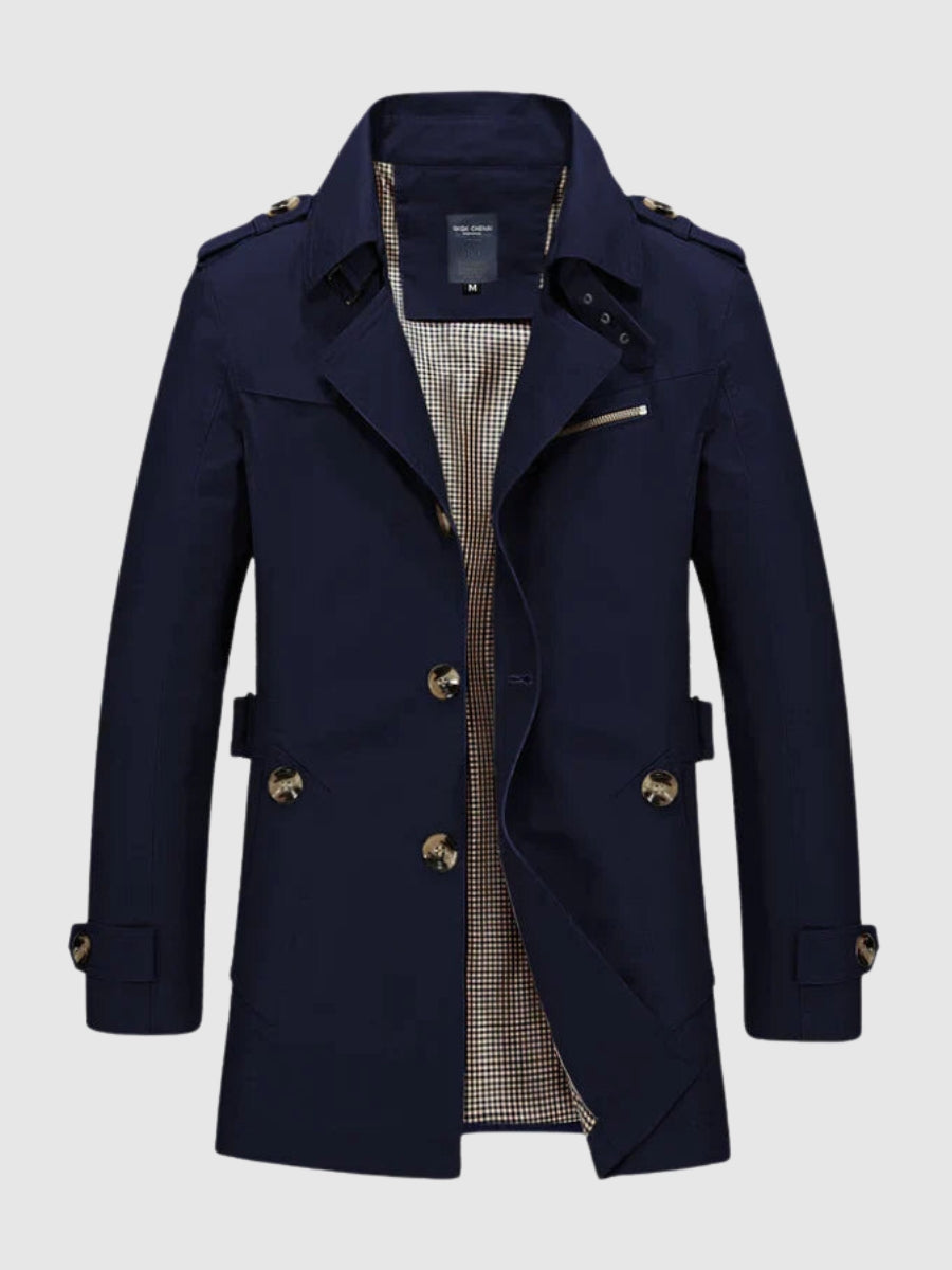 Trench croisé pour homme