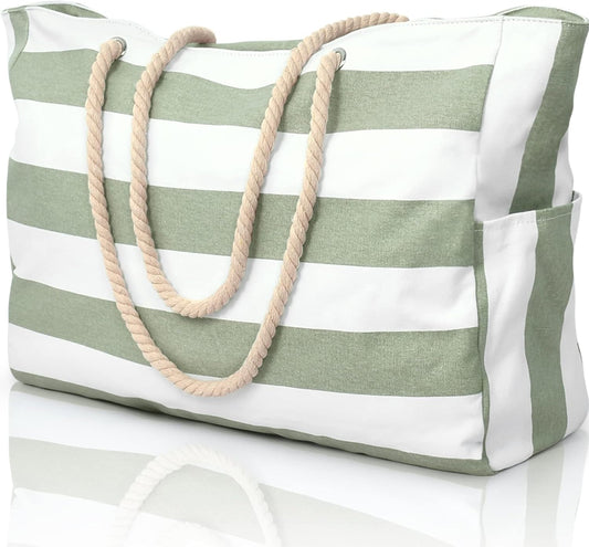 Très grand sac de plage imperméable avec poches pour le week-end