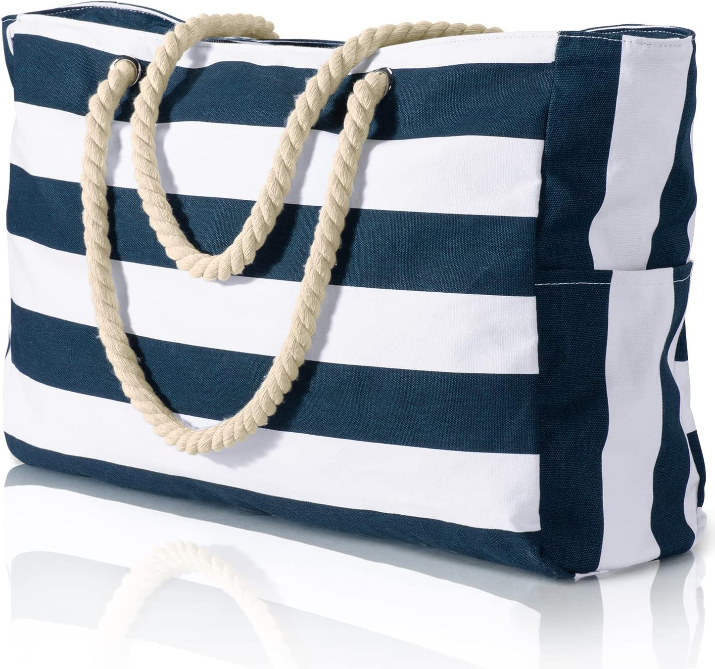 Très grand sac de plage imperméable avec poches pour le week-end