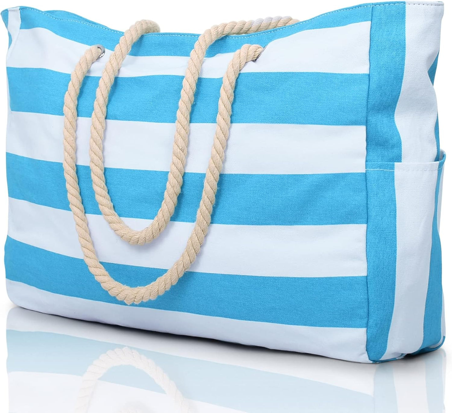 Très grand sac de plage imperméable avec poches pour le week-end