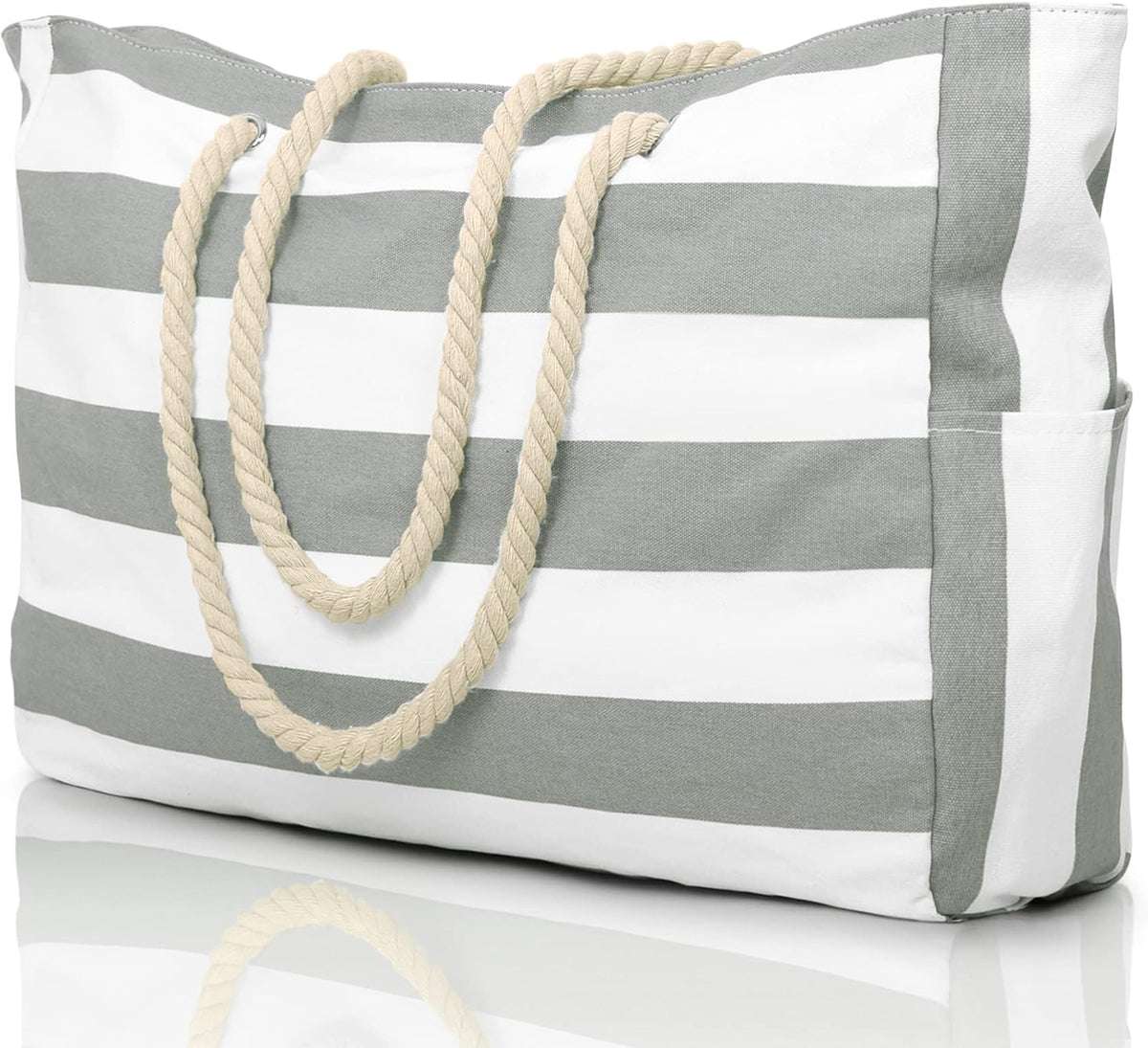 Très grand sac de plage imperméable avec poches pour le week-end