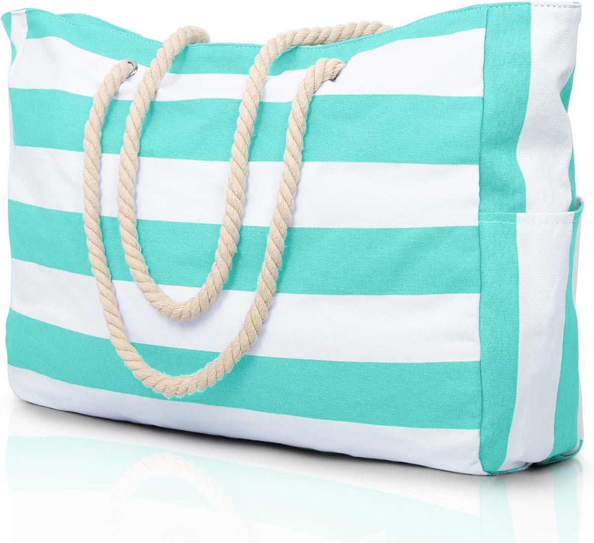 Très grand sac de plage imperméable avec poches pour le week-end