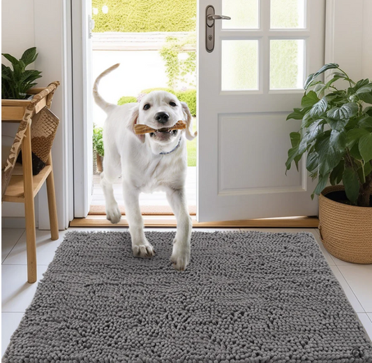 Ultra-Absorbent and Non-Slip Washable Microfiber Mat for Dogs - PawDry