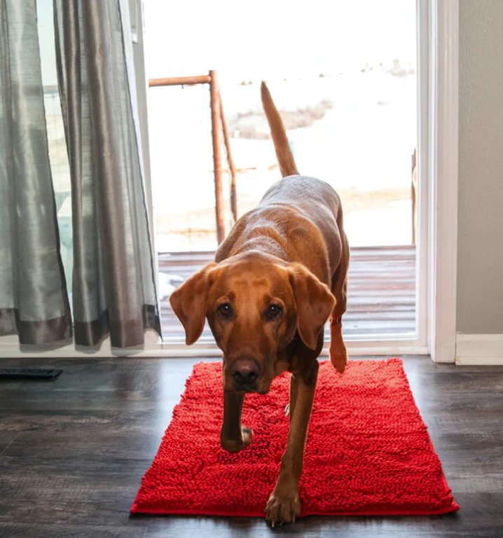 Ultra-Absorbent and Non-Slip Washable Microfiber Mat for Dogs - PawDry