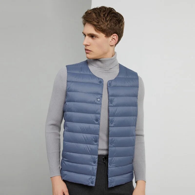 Ultralight Down Vest for Men – Laurent