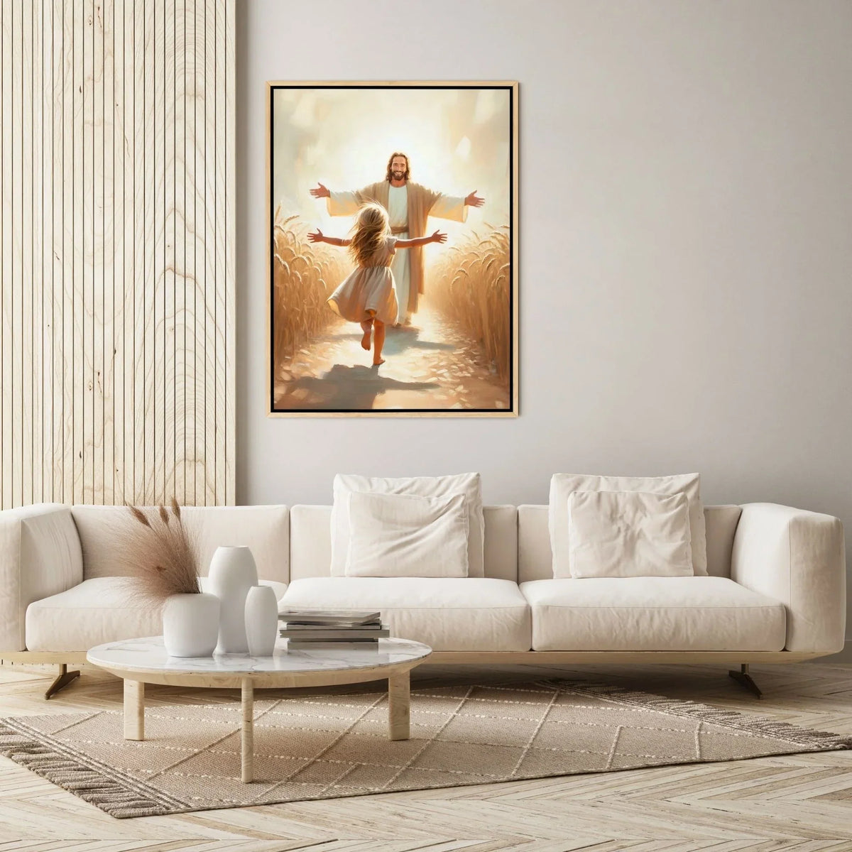 Un saut de foi – Décoration murale chrétienne sur toile