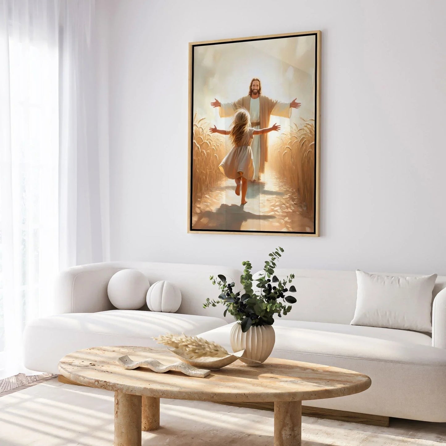Un saut de foi – Décoration murale chrétienne sur toile