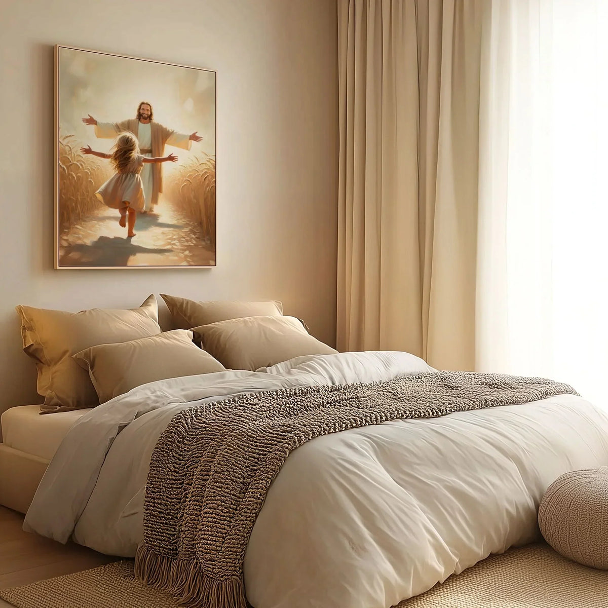 Un saut de foi – Décoration murale chrétienne sur toile
