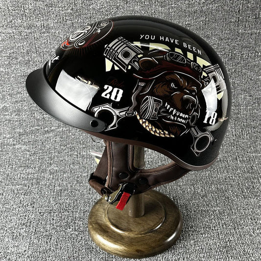 Urban Chopper Helmet with Minimalist Design