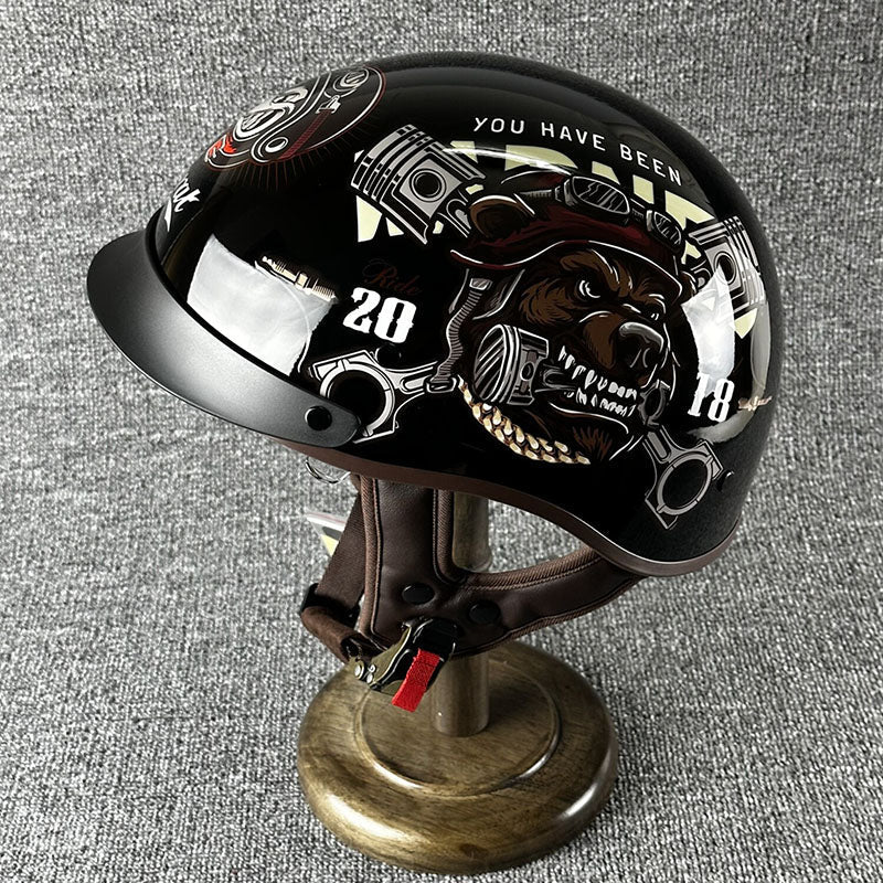 Urban Chopper Helmet with Minimalist Design