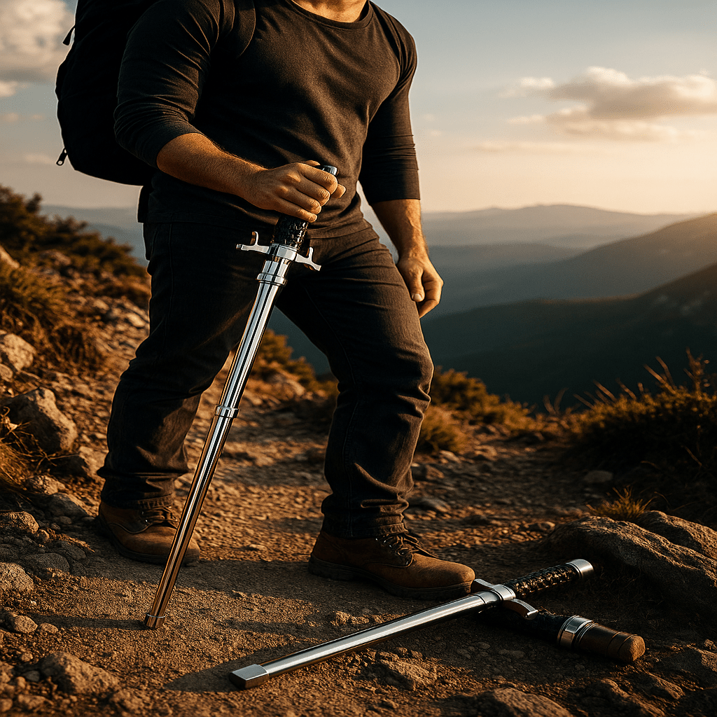 URBANGUARD PRO – Adjustable Hiking Stick Stable & Secure