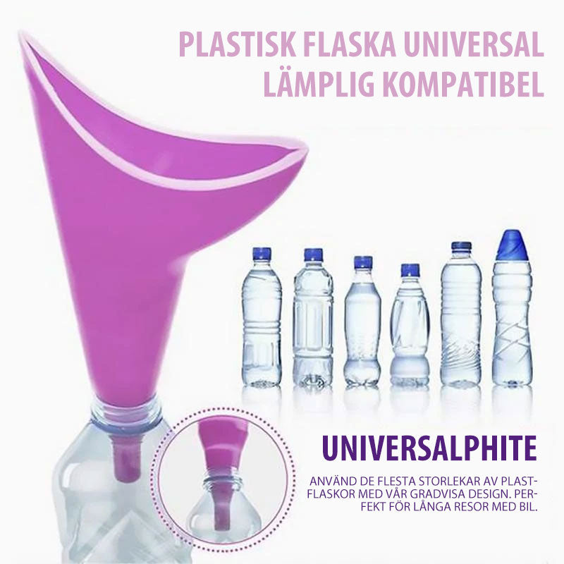 Urinoir féminin portable au design ergonomique et anti-éclaboussures